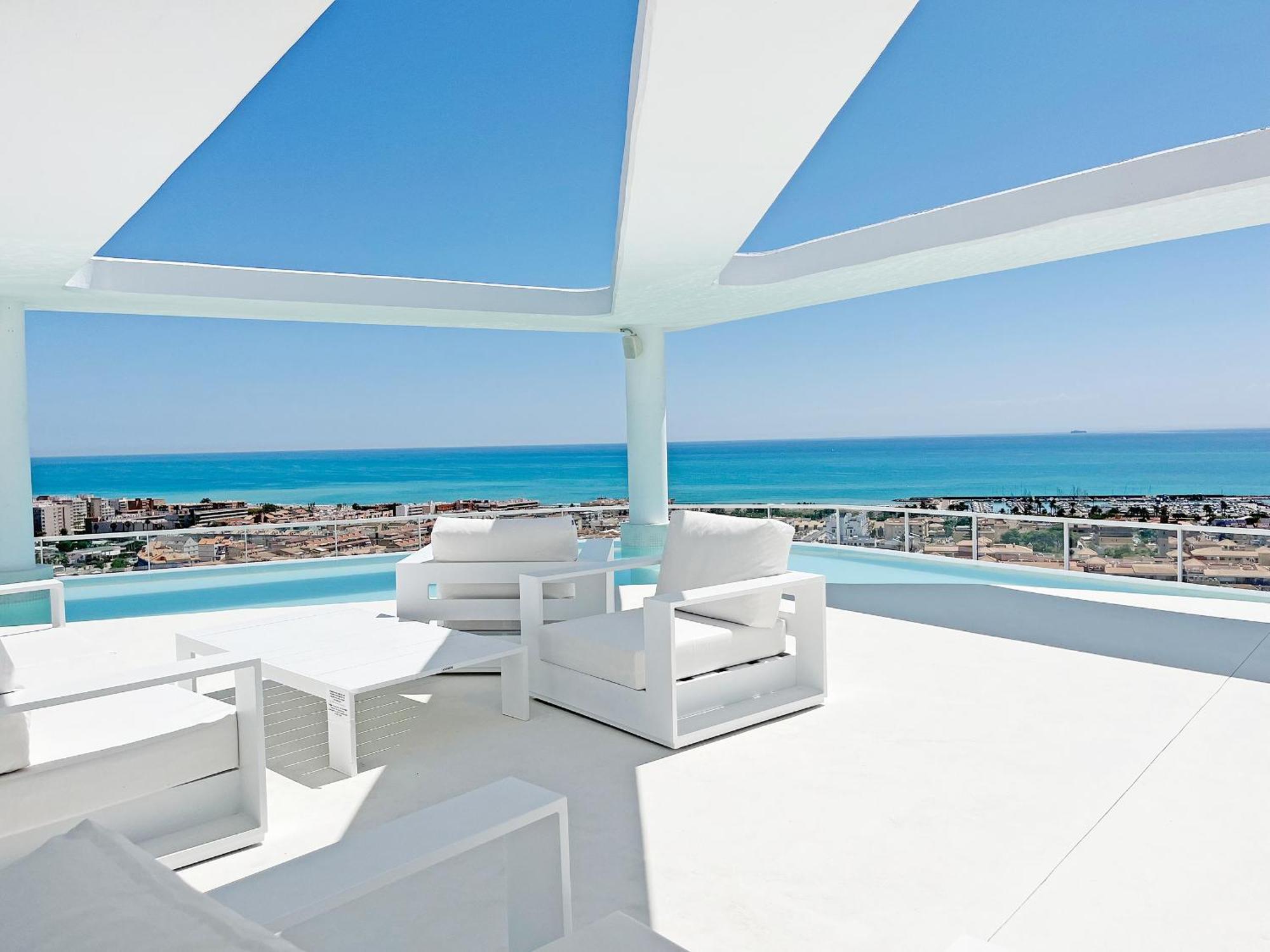 Global Properties, Moderno Apartamento Con Gran Terraza Y Vistas Al Mar Canet d'En Berenguer Eksteriør billede
